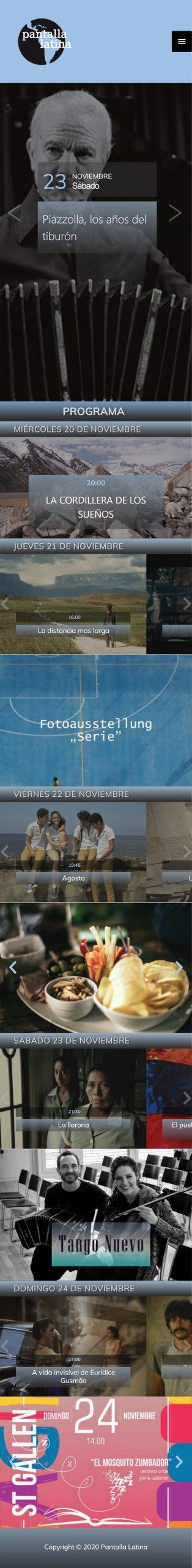 Pantalla Latina St. Gallen Filmfestival - Frontpage (mobile)